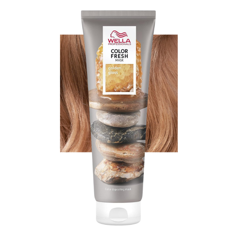 Оцветяваща маска за коса Wella Professionals Color Fresh Mask Golden Gloss 150ml — 4