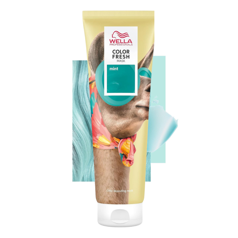 Оцветяваща маска за коса Wella Professionals Color Fresh Mask Mint 150ml — 2