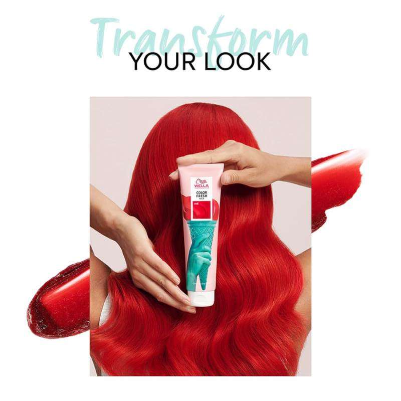 Оцветяваща маска за коса Wella Professionals Color Fresh Mask Red 150ml — 3