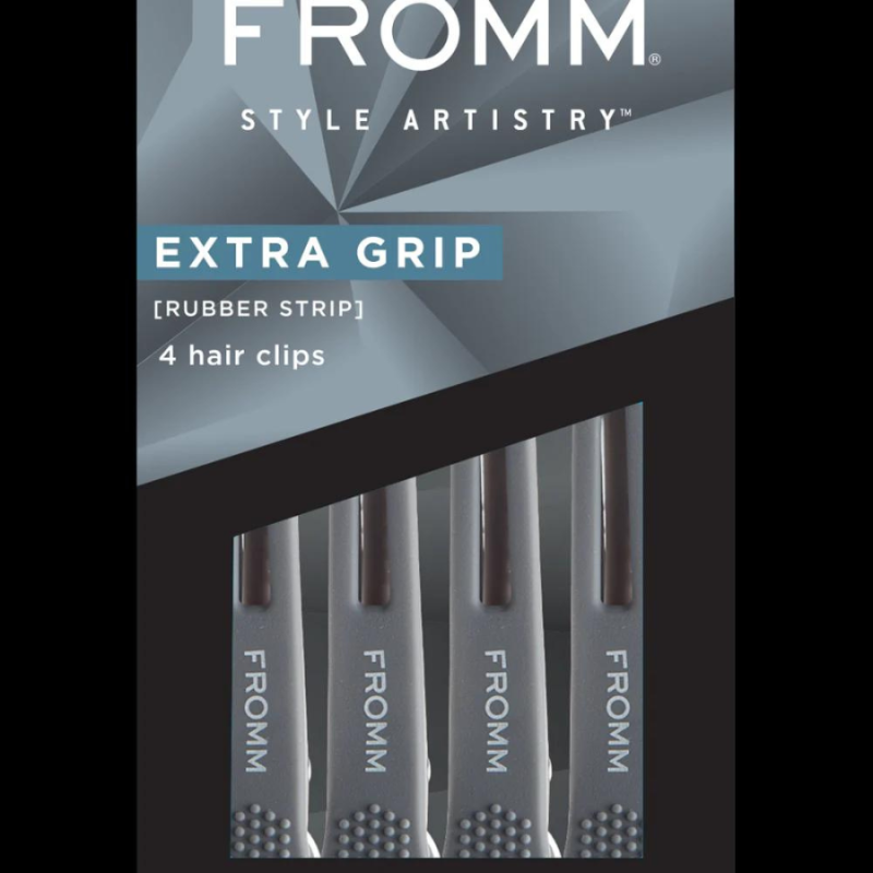 Щипки за секториране FROMM Rubberized Grip Hair Clips 4-Pack — 3