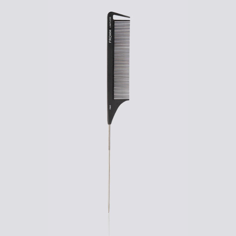 Оформящ гребен за коса FROMM Limitless 9" Carbon Pin Tail Comb — 2