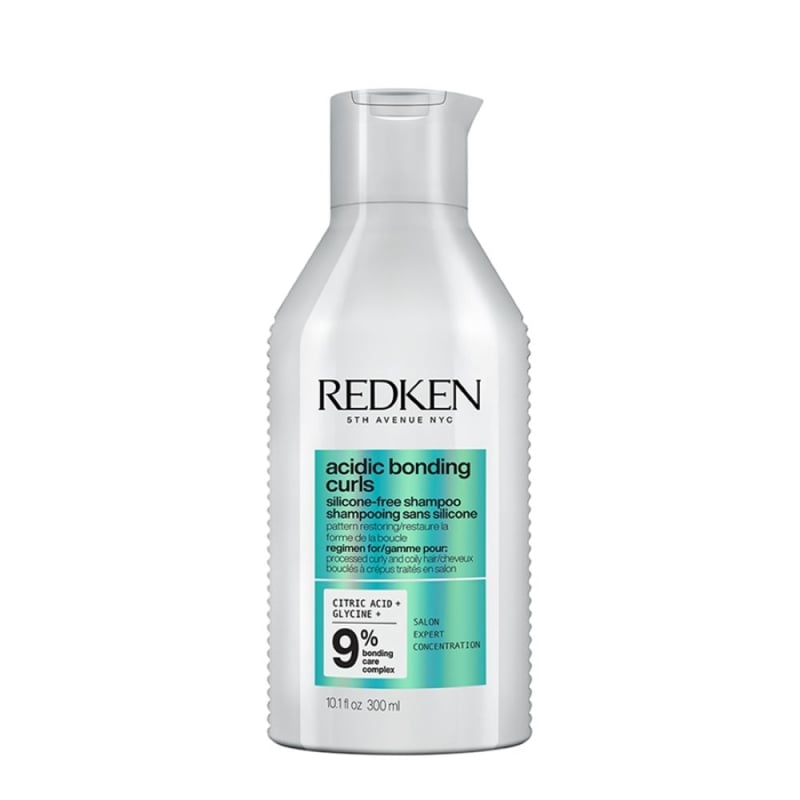 Възстановяващ шампоан за третирани и увредени къдрави коси Redken Acidic Bonding Curls Shampoo 300ml