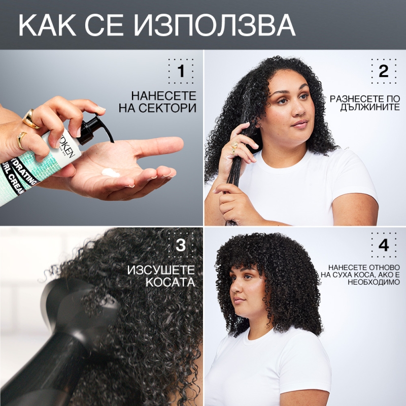 Хидратиращ и дефиниращ крем за къдрици Redken Acidic Bonding Curls Hydrating Curl Cream 250ml — 3