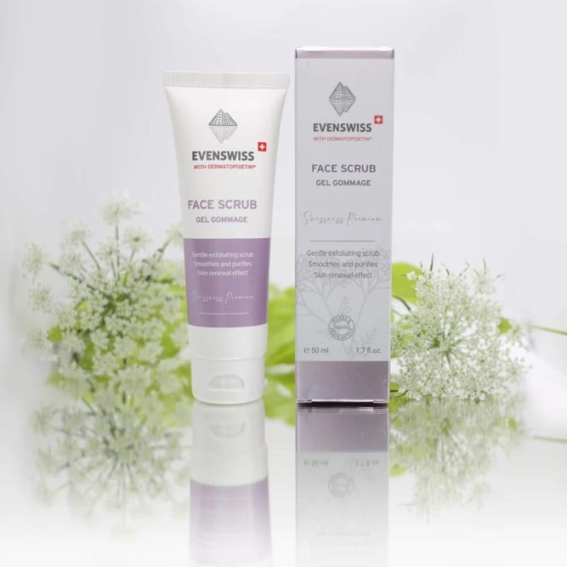 Нежен скраб за лице EVENSWISS Face Scrub - Gel Gommage 50ml — 2
