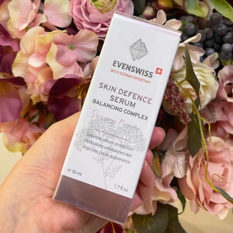 Серум против омазняване и разширени пори EVENSWISS Skin Defence Serum - Balancing Complex 30ml — 3