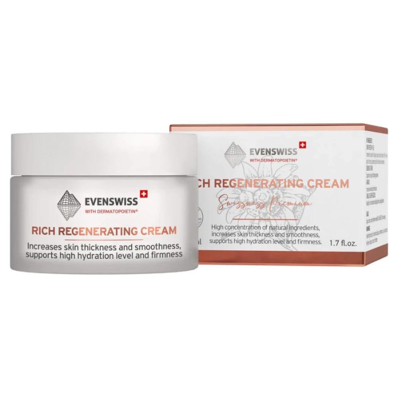 Богат крем за суха и много суха кожа EVENSWISS Rejuvenating Rich Cream 50ml