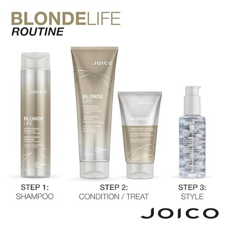 Озаряващ балсам за руса коса JOICO Blonde Life Brightening Conditioner 250ml — 3