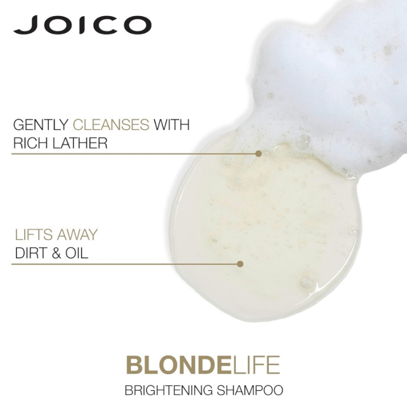 Озаряващ шампоан за руса коса JOICO Blonde Life Brightening Shampoo 300ml — 2