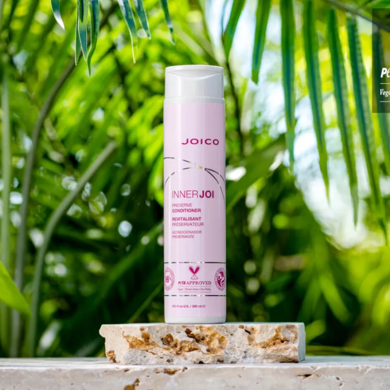 Подхранващ защитен балсам за боядисана коса JOICO InnerJoi Preverse Conditioner 300ml — 2