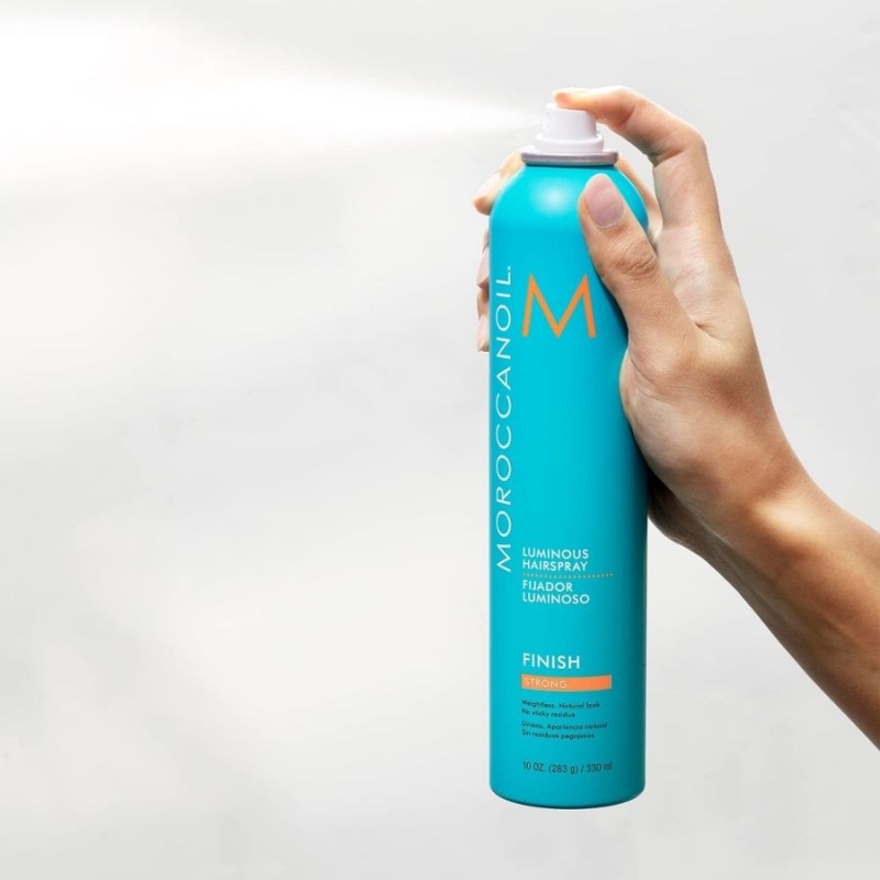 Лак за коса със силна фиксация Moroccanoil Luminous Hairspray Strong 330ml — 3