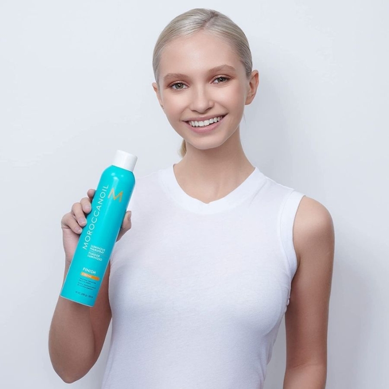Лак за коса със силна фиксация Moroccanoil Luminous Hairspray Strong 330ml — 4