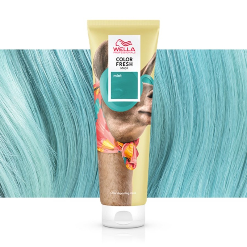 Оцветяваща маска за коса Wella Professionals Color Fresh Mask Mint 150ml