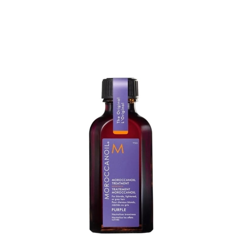 Тониращо арганово масло за руса коса без медни оттенъци Moroccanoil Treatment Purple