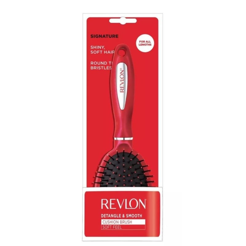 Четка за разресване Revlon Essentials Detangle & Smooth Cushion Hair Brush — 2