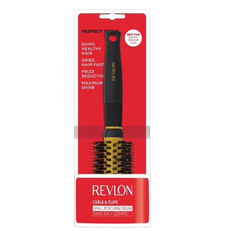 Четка за изсушаване Revlon Essentials Curls & Flips Small Round Brush — 2