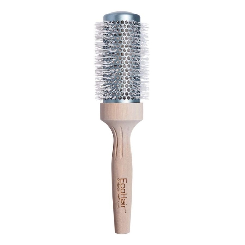 Професионална четка за изсушаване Olivia Garden EcoHair Thermal Round Bamboo Hair Brush 44mm