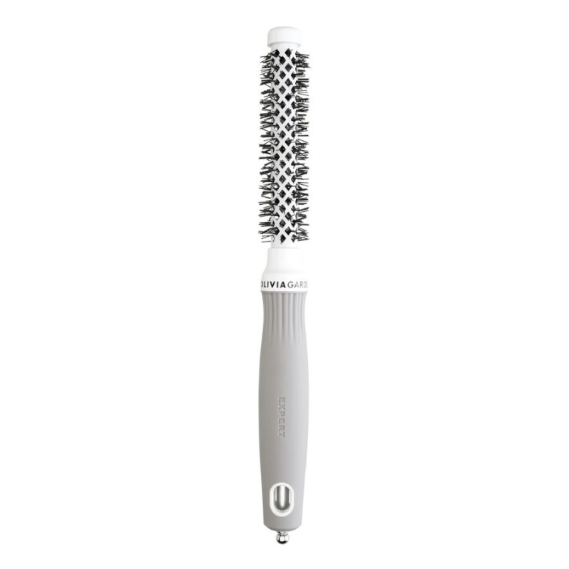 Професионална четка за изсушаване Olivia Garden Expert Blowout Shine White Gray Hair Brush 15 mm