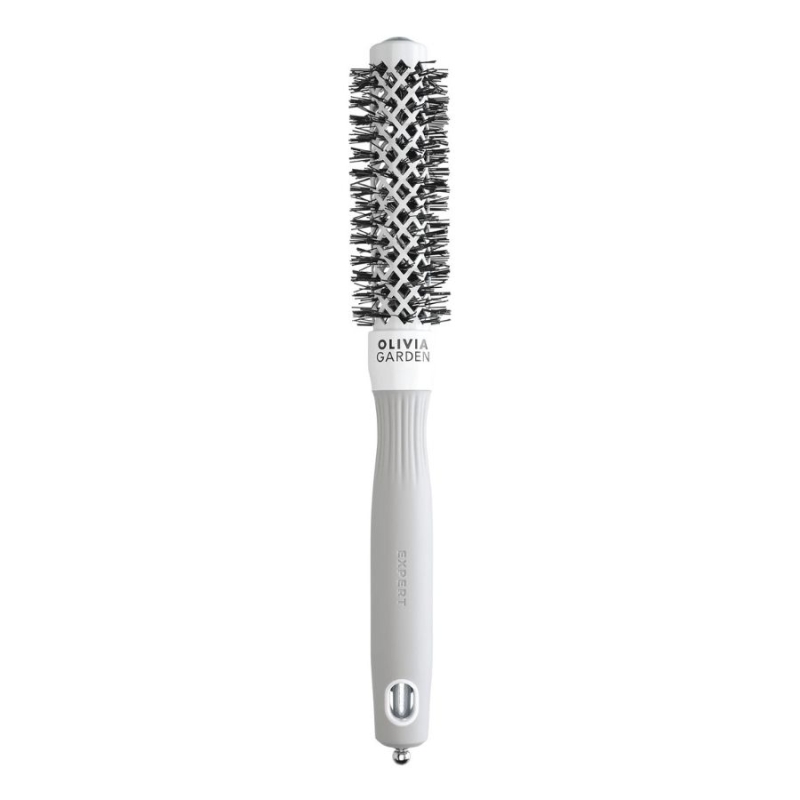Професионална четка за изсушаване Olivia Garden Expert Blowout Shine White Gray Hair Brush 20 mm