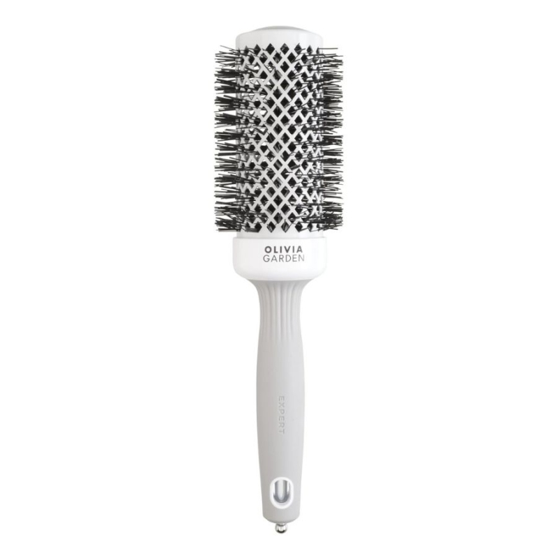 Професионална четка за изсушаване Olivia Garden Expert Blowout Shine White Gray Hair Brush 45 mm