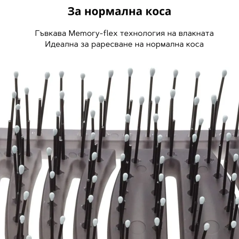 Четка за разресване на средно гъста коса Olivia Garden iDetangle Detangling Brush Medium Hair — 4