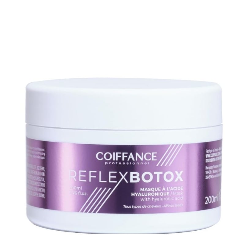 Хидратираща маска с хиалуронова киселина за суха коса Coiffance Professional ReflexBotox Hyaluronic Acid Hair Mask 200ml
