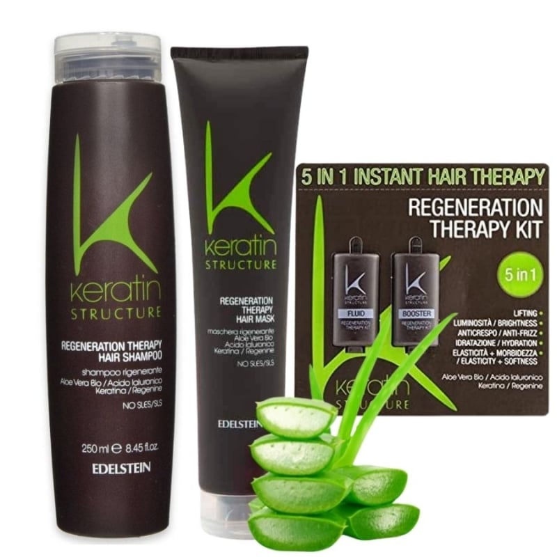 Регенериращ комплект за коса с Кератин Edelstein Keratin Structure Regeneration Therapy Set