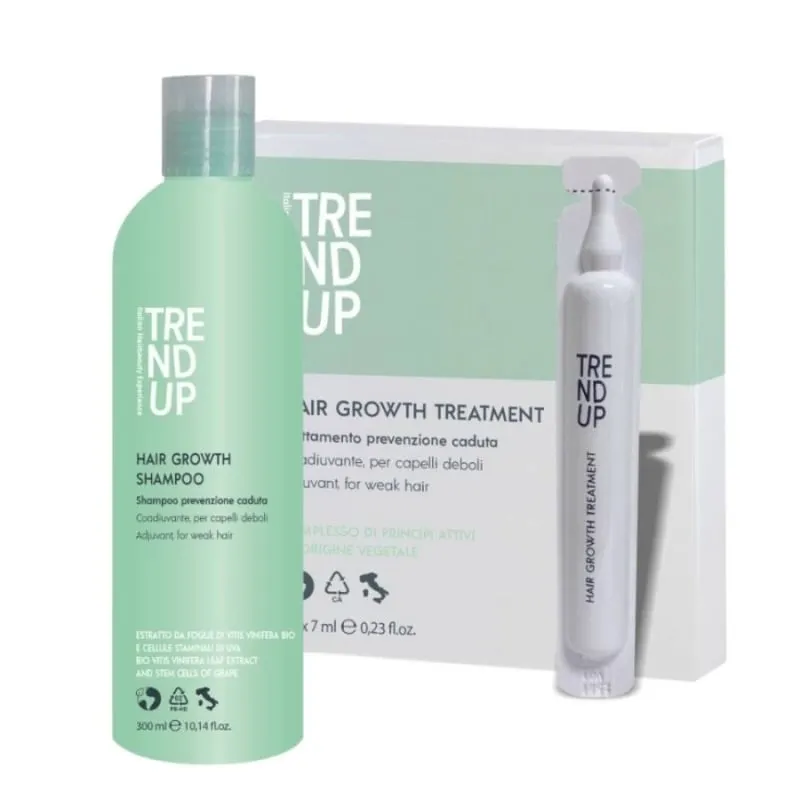 Сет за бърз растеж на косата Edelstein Professional Trend Up Hair Growth Treatment + Shampoo