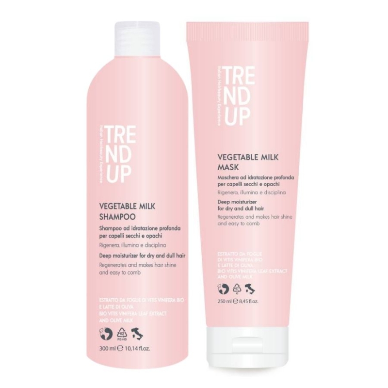 Регенериращ сет за суха коса с Edelstein Professional Trend Up Vegetable Milk Shampoo 300ml + Mask 250ml