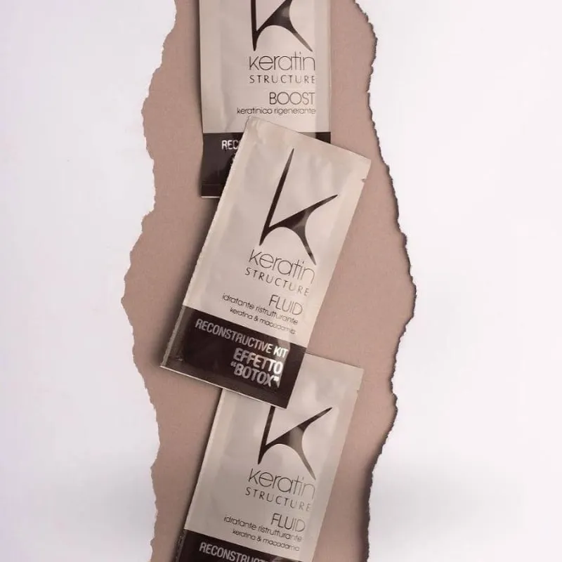Кератинова терапия за силно увредена коса бустер Edelstein Keratin Structure Reconstructive Kit Effect Booster 2x12ml — 2