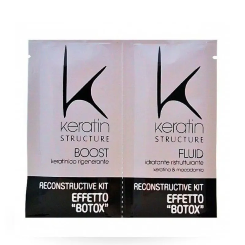Кератинова терапия за силно увредена коса бустер Edelstein Keratin Structure Reconstructive Kit Effect Booster 2x12ml — 3