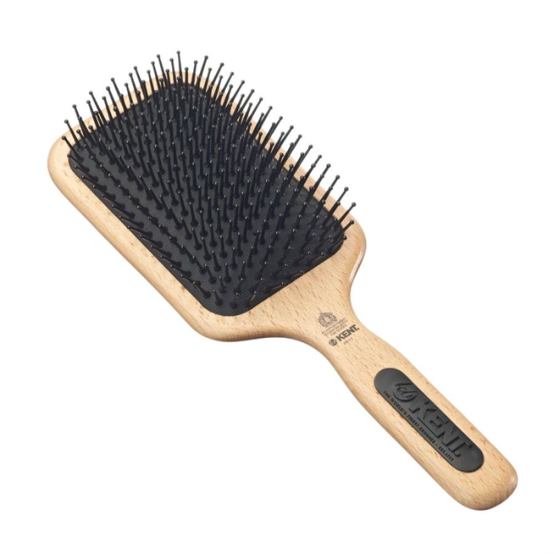 Четка за разресване на коса със средна дължина Kent Perfect For Straightening Fine Quill Paddle Brush PF17