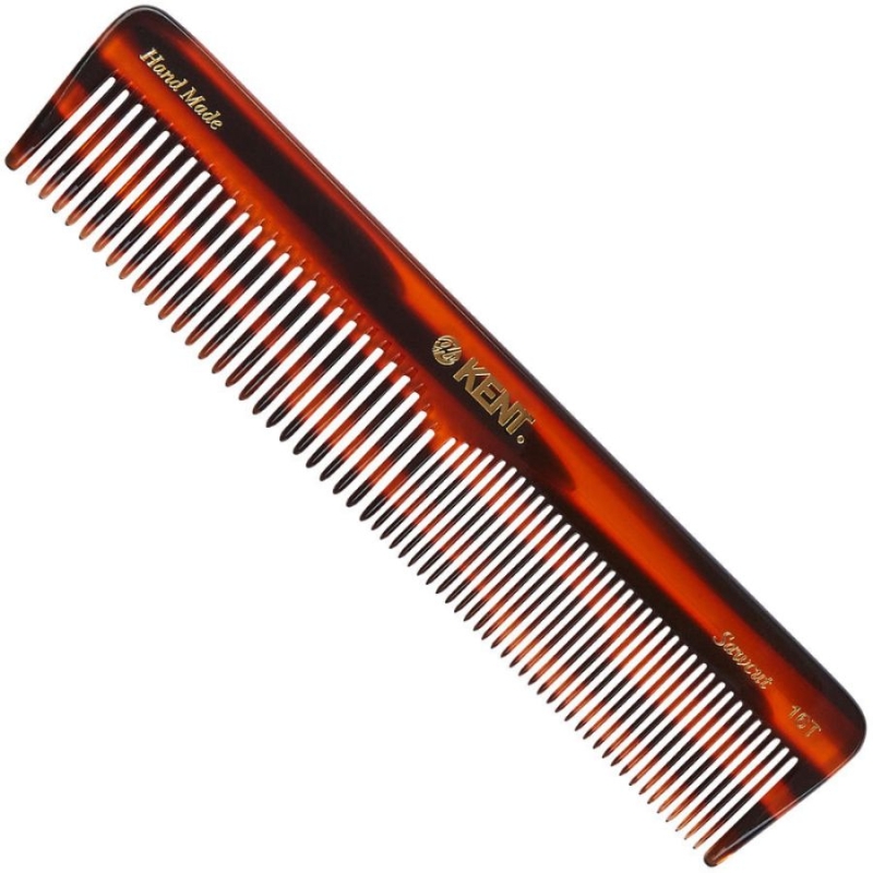 Гребен за коса голям размер 185 мм Kent Handmade 185mm Dressing Table Comb Thick/Fine Hair 16T