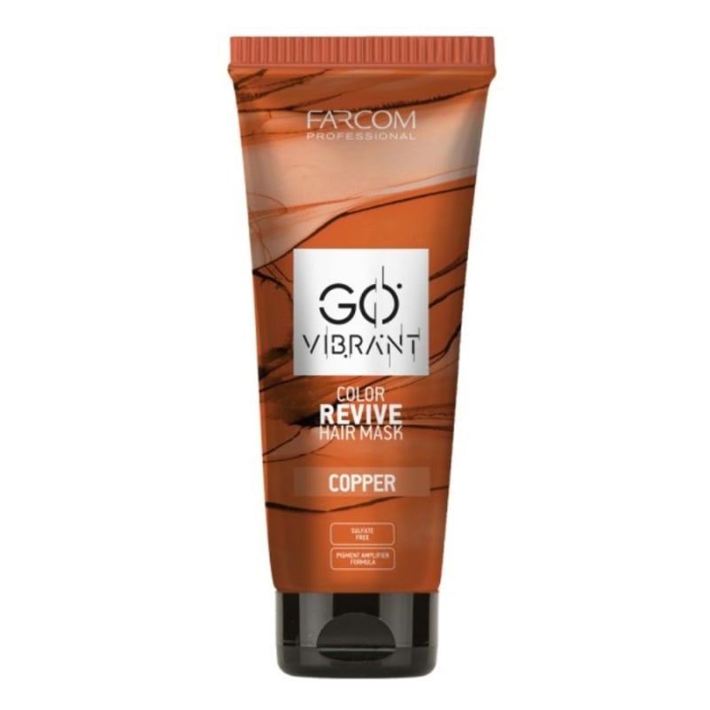 Оцветяваща маска Farcom Professional Go Vibrant Mask Copper 200ml