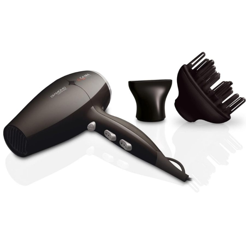 Сешоар за коса Gama Professional Diamond Ceramic Black Hair Dryer — 2