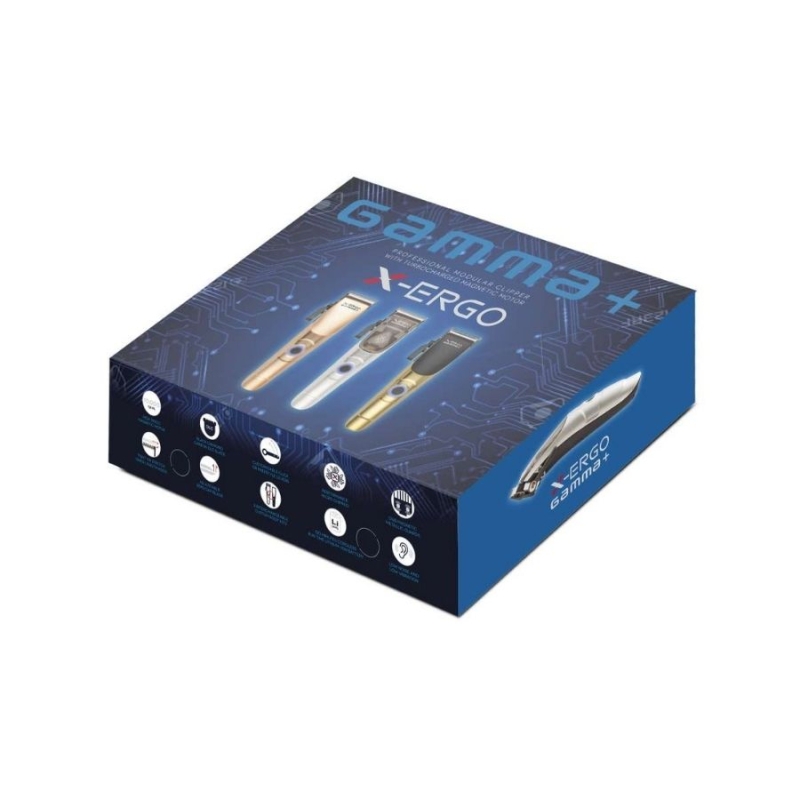 Елегантна безкабелна машинка със сменяем корпус в 3 цвята Gamma+ X-Ergo Clipper — 2