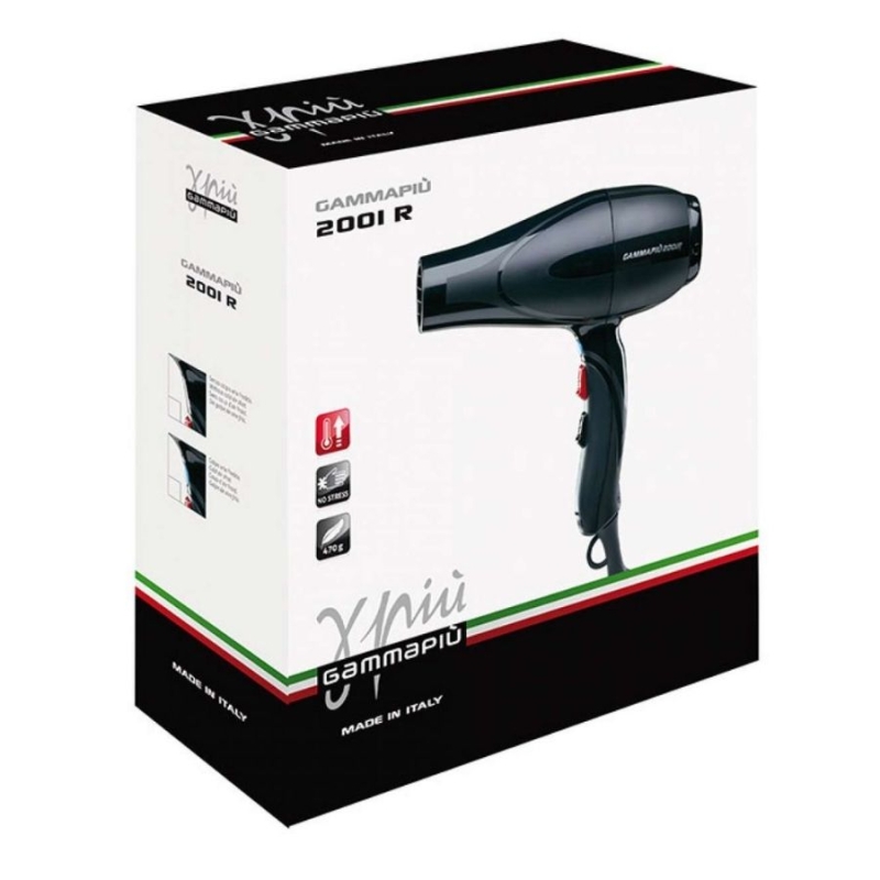 Високоефективен ергономичен сешоар GammaPiu 2001 R Hair Dryer 2100W — 2