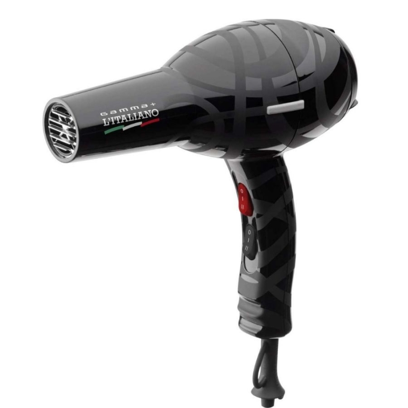 Сешоар GammaPiu L'Italiano Black Hair Dryer 1700-2000W — 3