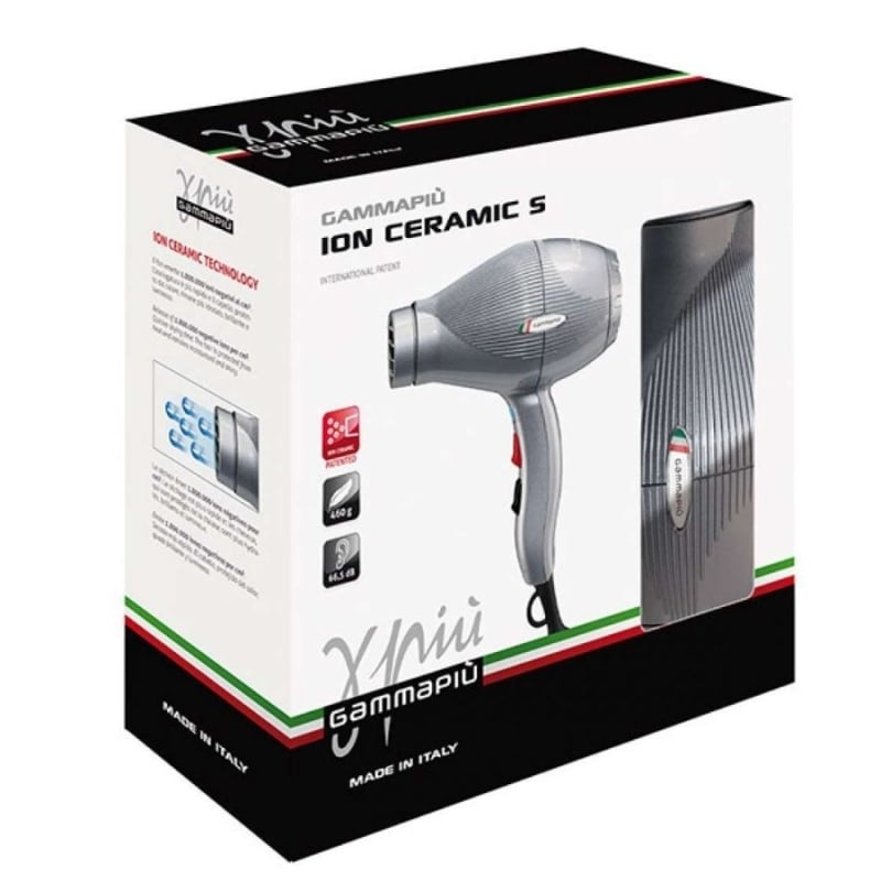 Компактен йонен сешоар Gamma+ Ion Ceramic S Black Hair Dryer 2300W — 3