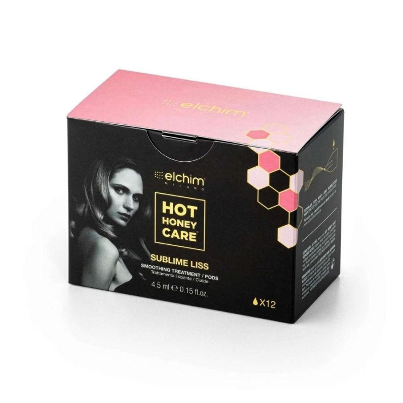 Изглаждаща терапия Elchim Hot Honey Care Sublime Liss Smoothing Treatment Pods 12X4.5ml — 2