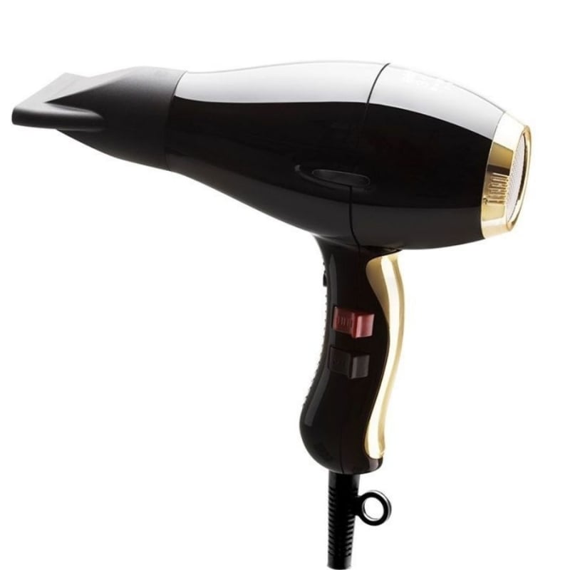 Професионален мощен и ефективен сешоар Elchim 3900 Healthy Ionic Hair Dryer Black Gold