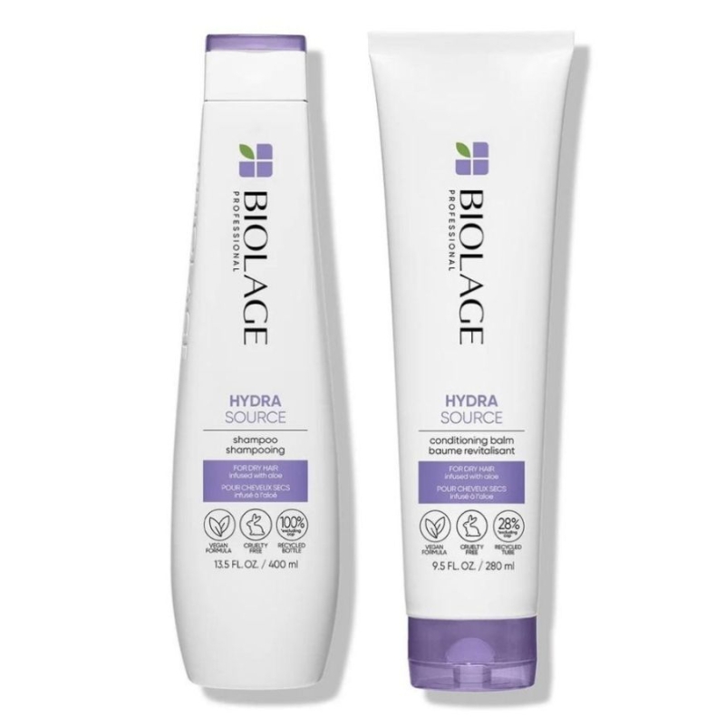 Хидратиращ комплект за суха коса с Алое Biolage Hydrasource Hydrating Shampoo 250ml + Conditioner 200ml — 2