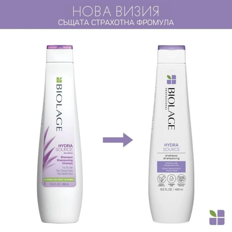 Хидратиращ шампоан за суха коса с Алое Biolage Hydrasource Hydrating Shampoo for Dry Hair 250ml — 2