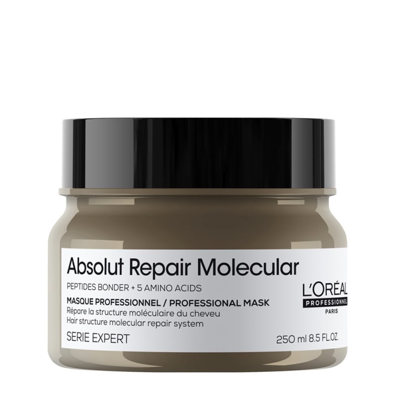 Професионална концентрирана маска за всеки тип увредена коса Loreal Professionnel Serie Expert Absolut Repair Molecular Mask 250ml