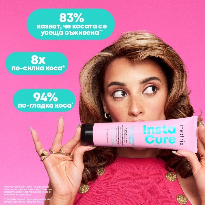 Teчна маска за увредена коса Matrix Instacure Build-A-Bond Instant Revival Liquid Mask​ 250ml — 5