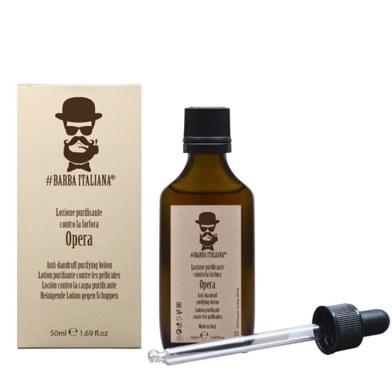 Лосион против пърхот за мъже Barba Italiana Opera Anti-dandruff Purifying Lotion 50ml