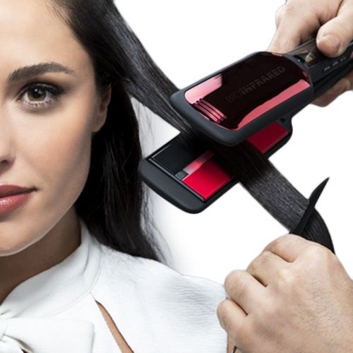 Ламинираща преса за кератинови терапии Upgrade Keratine Bio-Infrared Flat Iron — 4