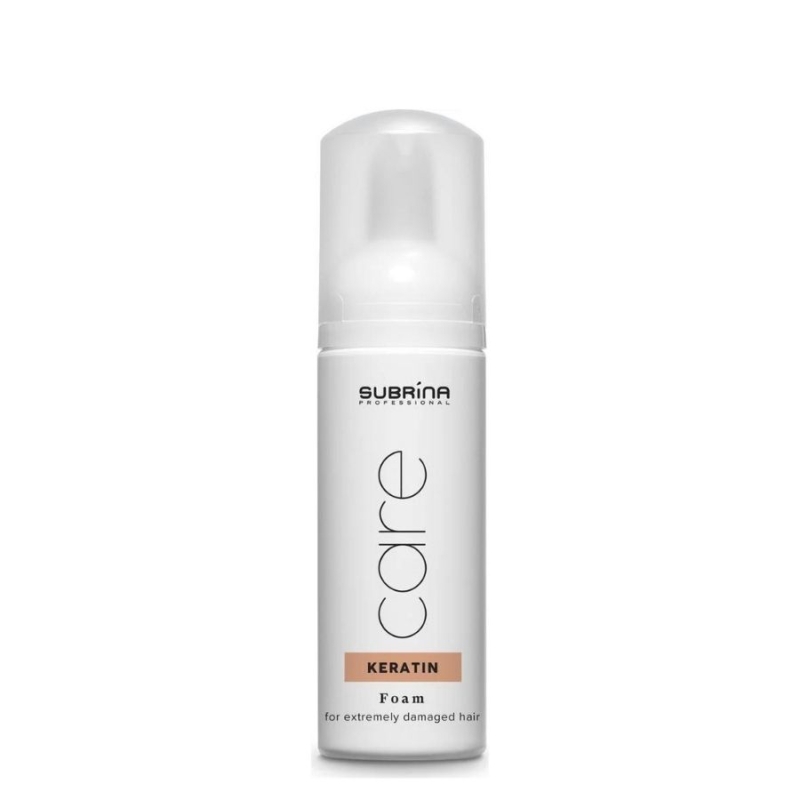 Подхранваща кератинова пяна за силно увредена коса Subrina Professional Care Keratin Foam 150ml
