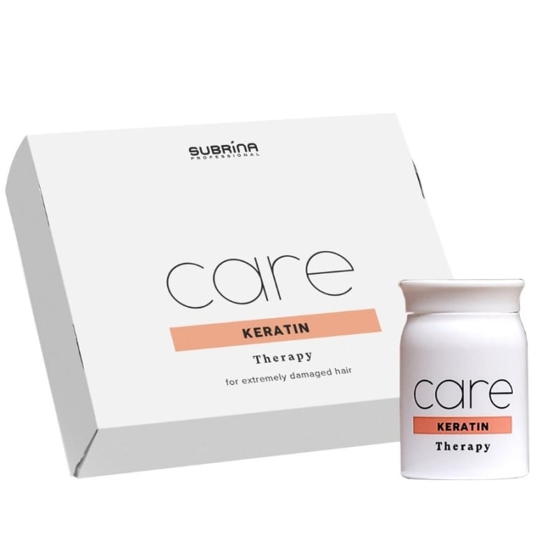 Ампули - кератинова терапия за силно увредена коса Subrina Professional Care Keratin Therapy 6x10ml
