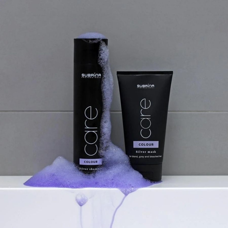 Матиращ шампоан за руса коса Subrina Professional Care Colour Silver Shampoo — 2