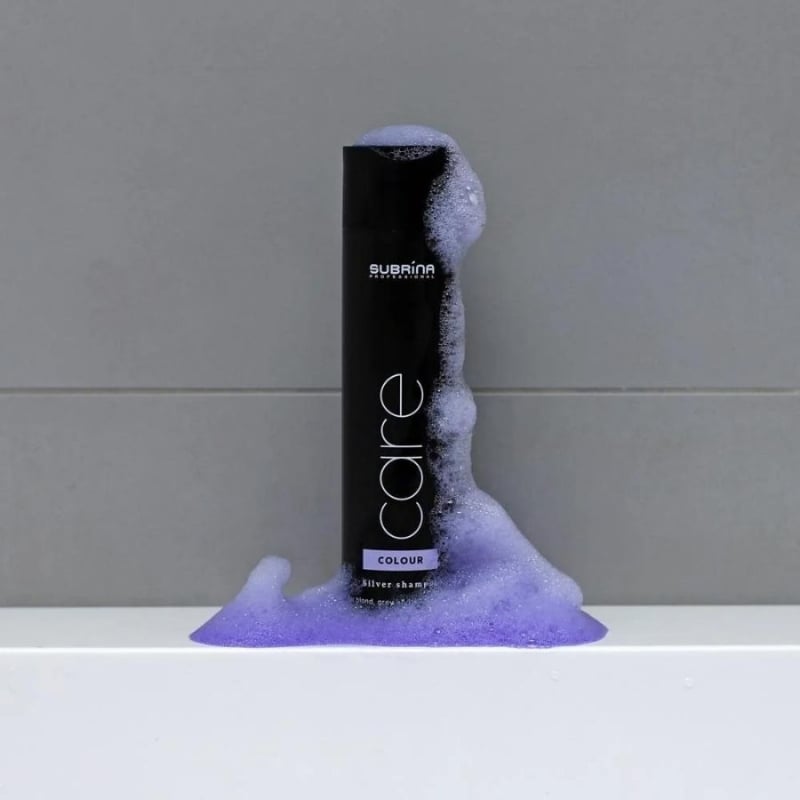 Матиращ шампоан за руса коса Subrina Professional Care Colour Silver Shampoo — 3
